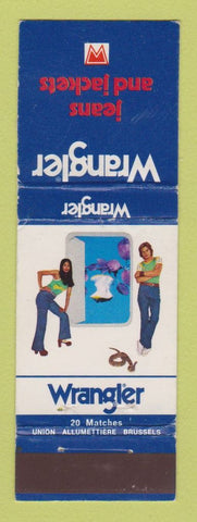 Matchbook Cover - Wrangler Jeans Belgium girlie WEAR