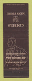 Matchbook Cover - Gimbels Men's Store Clothes Philadelphia PA