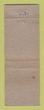 Matchbook Cover - Kirk's Clothes Hart Schaffner Marx Van Nuys Glendale CA WEAR