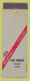 Matchbook Cover - Wilson Brothers Men's Clothes Paul Morgan Perry IA