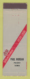 Matchbook Cover - Wilson Brothers Men's Clothes Paul Morgan Perry IA