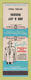 Matchbook Cover - National Clothes Men's Abe Jay Rogers Snyder TX