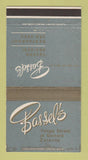 Matchbook Cover - Bassel's Restaurant Toronto ON 30 Strike