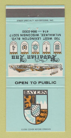 Matchbook Cover - Bayern Bavarian Inn Milwaukee WI 30 Strike