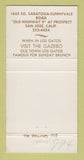 Matchbook Cover - The Bellows Restaurant San Jose CA 30 Strike
