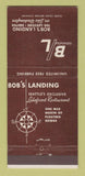 Matchbook Cover - Bob's Landing Restaurant Seattle WA 30 Strike