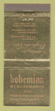 Matchbook Cover - Bohemian Restaurants Portland OR WEAR 30 Strike