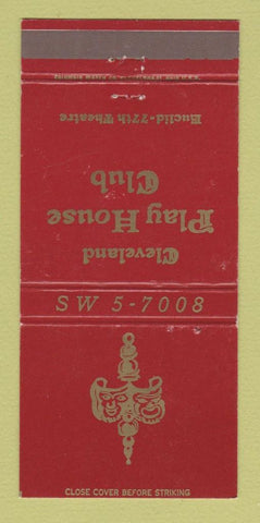 Matchbook Cover - Cleveland Play House Club OH WEAR 30 Strike