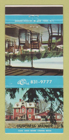 Matchbook Cover - Dutchess Manor Restaurant Beacon NY 30 Strike