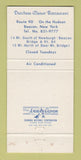 Matchbook Cover - Dutchess Manor Restaurant Beacon NY 30 Strike