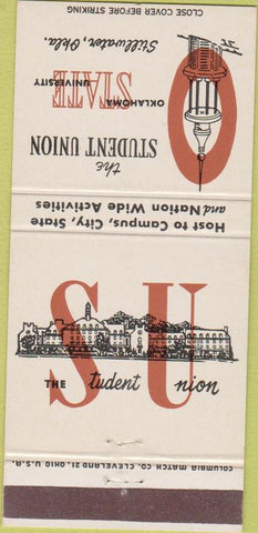 Matchbook Cover - Okalahoma State University OSU Stillwater OK 30 Strike