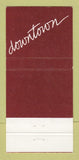Matchbook Cover - Dailey's Restaurant Bar Atlanta GA 30 Strike