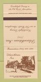 Matchbook Cover - Dilworthtown Inn West Chester PA 30 Strike