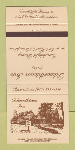 Matchbook Cover - Dilworthtown Inn West Chester PA 30 Strike