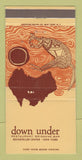 Matchbook Cover Down Under Restaurant New York City Rockefeller Center 30 Strike