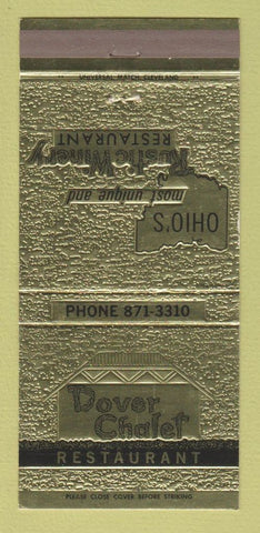 Matchbook Cover - Dover Chalet Restaurant  Westlake OH 30 Strike