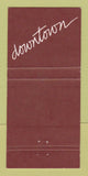 Matchbook Cover - Dailey's Restaurant Bar Atlanta GA 30 Strike