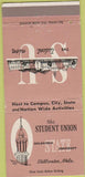 Matchbook Cover - Okalahoma State University OSU Stillwater OK 30 Strike