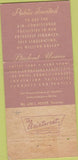 Matchbook Cover - Okalahoma State University OSU Stillwater OK 30 Strike