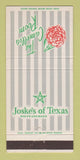 Matchbook Cover - Joske's of Texas Camellia Room San Antonio TX 30 Strike