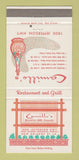 Matchbook Cover - Camillo's Restaurant New Orleans LA 30 Strike