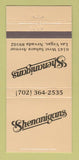 Matchbook Cover - Shenanigans Restaurant Las Vegas NV WEAR 30 Strike