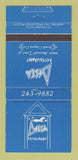 Matchbook Cover - Delta Restaurant Calgary AB 30 Strike