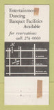 Matchbook Cover - Boar's Head Inn Dearborn Heights MI WEAR 30 Strike