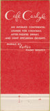 Matchbook Cover - Lakewood Motel Jamestown NY 30 Strike