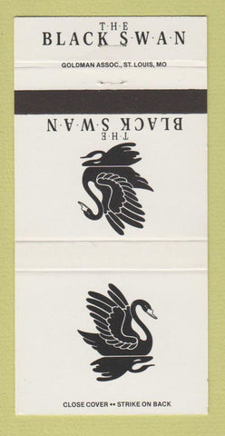 Matchbook Cover - The Black Swan Holiday Inn Collinsville IL 30 Strike