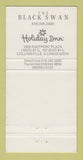 Matchbook Cover - The Black Swan Holiday Inn Collinsville IL 30 Strike
