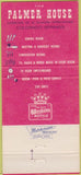 Matchbook Cover - Palmer House Colorado Springs CO 30 Strike