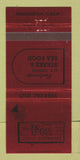 Matchbook Cover - Den Restaurant Pasadena CA 30 Strike