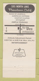 Matchbook Cover - Den Restaurant Pasadena CA 30 Strike