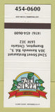 Matchbook Cover - 52nd Street Restaurant Brampton ON 30 Strike