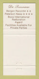 Matchbook Cover - Da Tommaso Ristorante Paterson NJ 30 Strike
