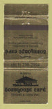 Matchbook Cover - Boathouse Cafe Ottawa ON WEAR 30 Strike