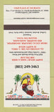 Matchbook Cover - Santa Fe Station North Myrtle Beach SC 30 Strike