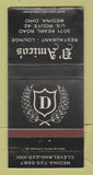 Matchbook Cover - D'Amico's Restaurant Medina OH WEAR 30 Strike