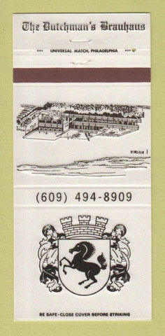 Matchbook Cover - Dutchman's Brauhaus Manahawkin NJ 30 Strike