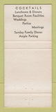 Matchbook Cover - The Red Steer Restaurant River Grove IL 30 Strike