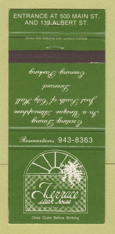 Matchbook Cover - Terrace Steak House 30 Strike
