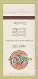 Matchbook Cover - Tempo's Nashville TN 30 Strike