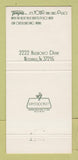 Matchbook Cover - Tempo's Nashville TN 30 Strike