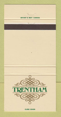 Matchbook Cover - Trentham Restaurant UK England 30 Strike