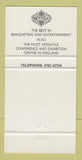 Matchbook Cover - Trentham Restaurant UK England 30 Strike