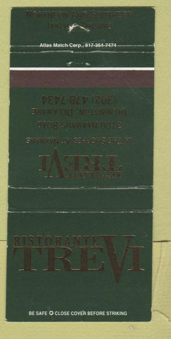 Matchbook Cover - Ristorante Trevi Wilmington DE 30 Strike