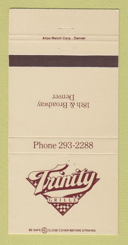 Matchbook Cover - Trinity Grille Denver Colorado 30 Strike