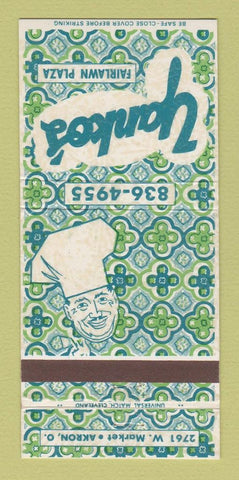 Matchbook Cover - Yanko's Restaurant Akron OH 30 Strike