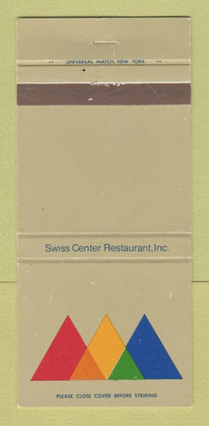 Matchbook Cover - Swiss Center Restaurant New York City WEAR 30 Strike